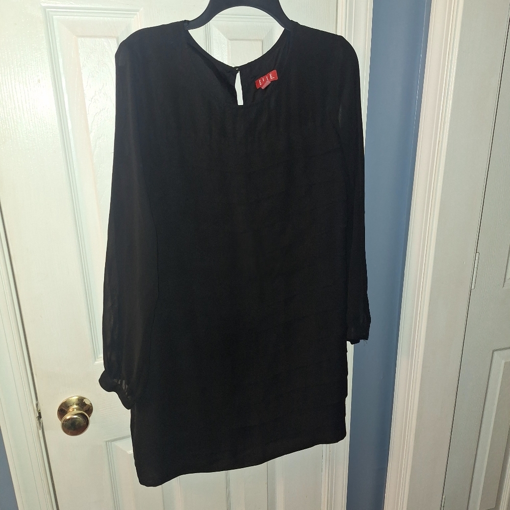 Chic Elegant Black Women's Dress.**